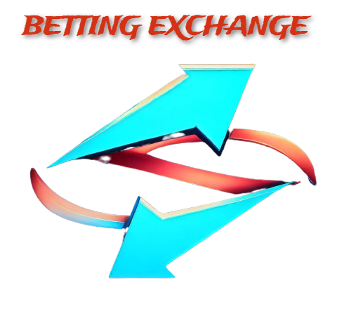 Duas setas apontando em direcções opostas e marcadas como BETTING EXCHANGE